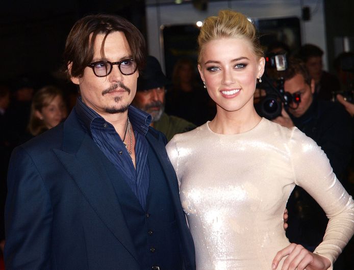 Johnny Depp en Amber Heard in betere tijden