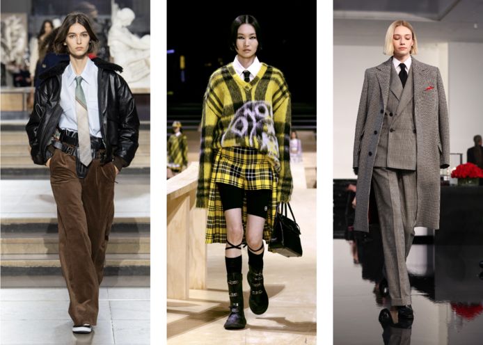 Louis Vuitton, Dior en Ralph Lauren voor herfst-winter 2022.