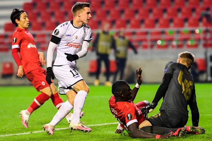 Johannes Eggestein scoorde vorig seizoen tegen Antwerp in de Europa League.