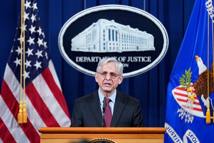Le ministre américain de la Justice Merrick Garland.