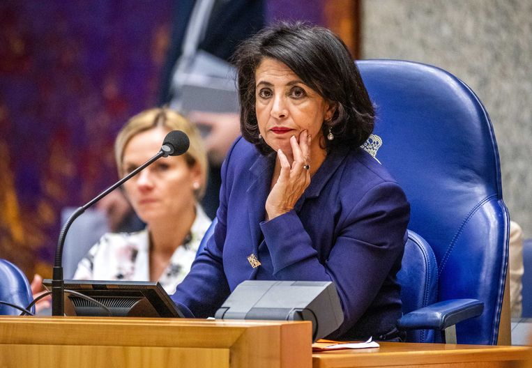  Kamervoorzitter Khadija Arib.  Beeld ANP