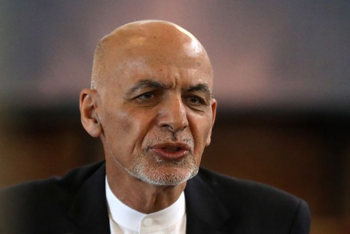 De voormalige president van Afghanistan Ashraf Ghani.