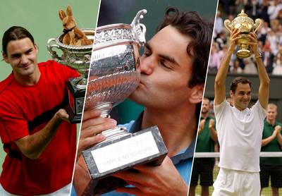 Zijn 20 grandslamtitels in beeld: het prachtige palmares van tennislegende Roger Federer