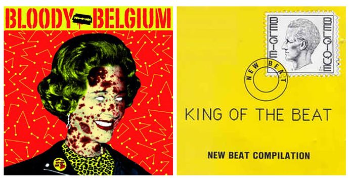 Bloody Belgium, Elzo Durt & Patrice Poch (artwork), Born Bad Records (2011) // King of the Beat, Studio Reginald (artwork), Espera (1989)