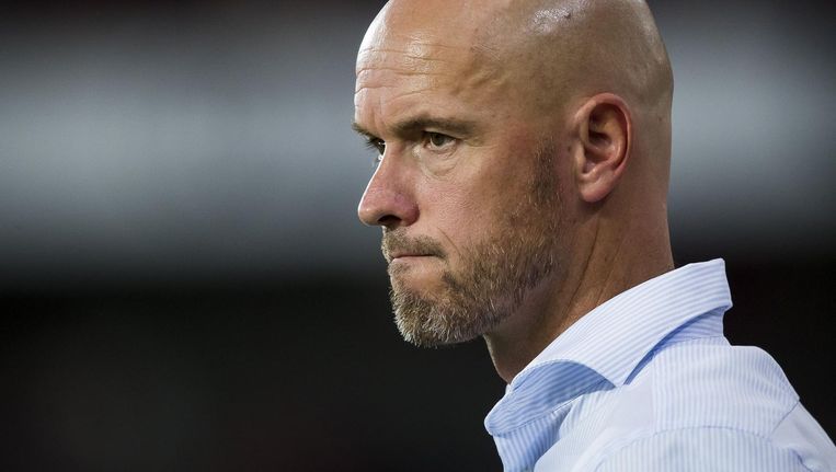 Ajaxtrainer Erik ten Hag. Beeld anp