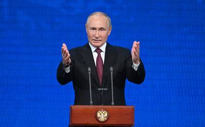 Zal Russische president Poetin natie toespreken over “referenda” in bezette Oekraïense gebieden?