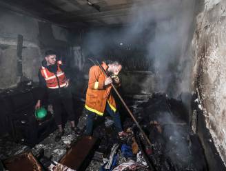 Zeker 21 doden, onder wie 10 kinderen, door enorme brand in vluchtelingenkamp Gaza