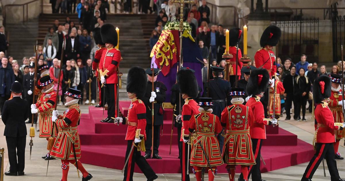 Kwart miljoen mensen namen afscheid van de Queen in Westminster Hall