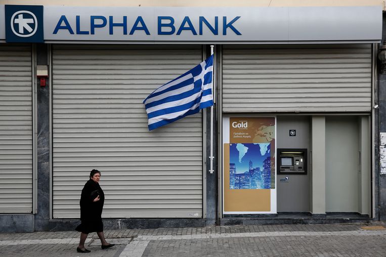 Alpha Bank moet 2,2 miljard aan kapitaal aantrekken. Beeld ap