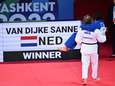 Sanne van Dijke steelt show op WK judo: 'Haar Engels was niet toereikend, dus ik dacht: ik kan haar beter optillen’