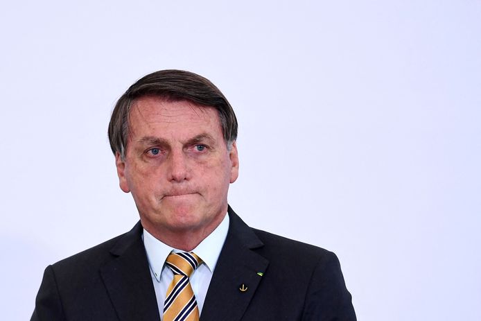 Archiefbeeld. De Braziliaanse president Jair Bolsonaro. (10/11/2020)