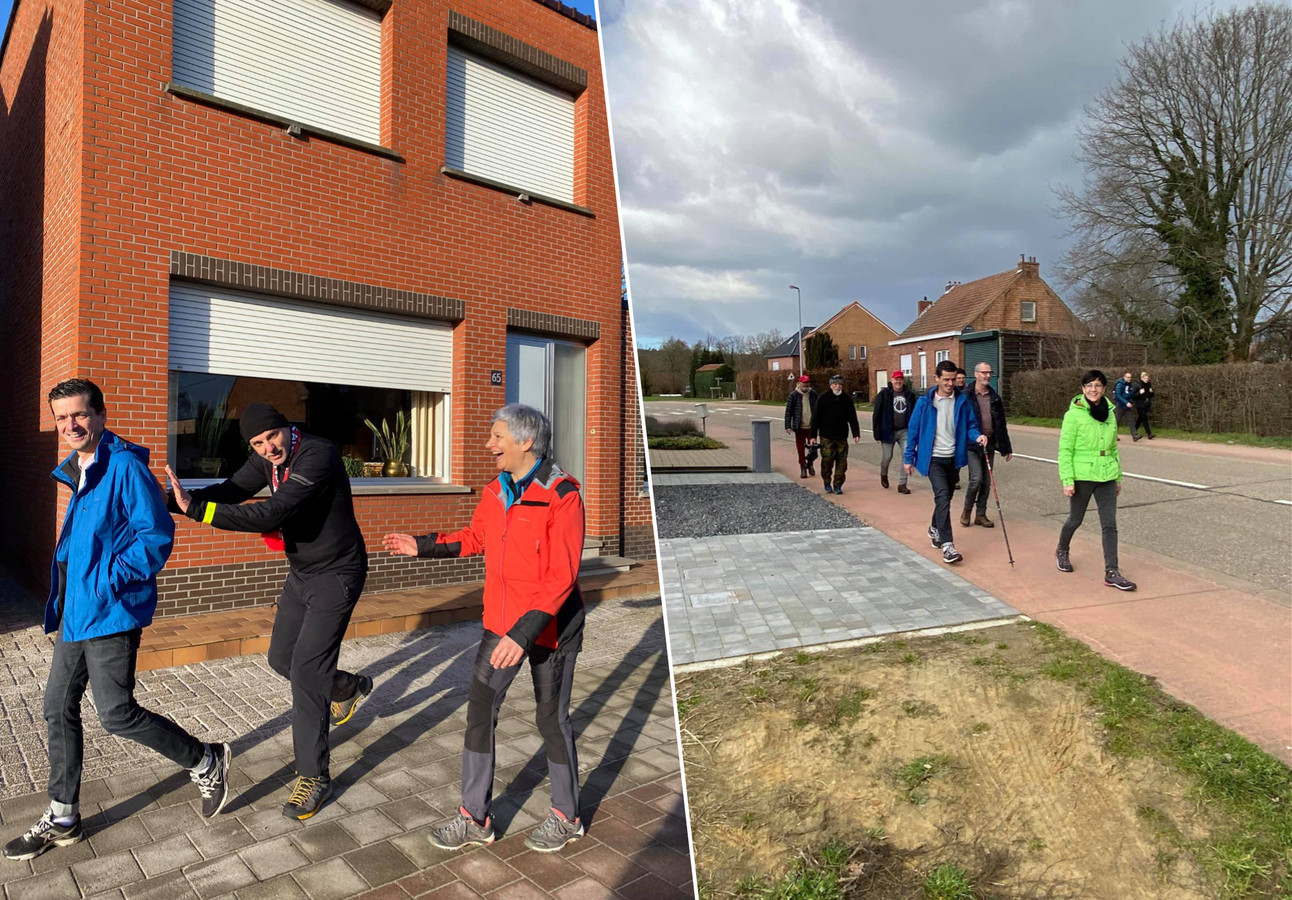 Antwerp Giantsvoorzitter Bjorn Verhoeven wandelt naar Scherpenheuvel