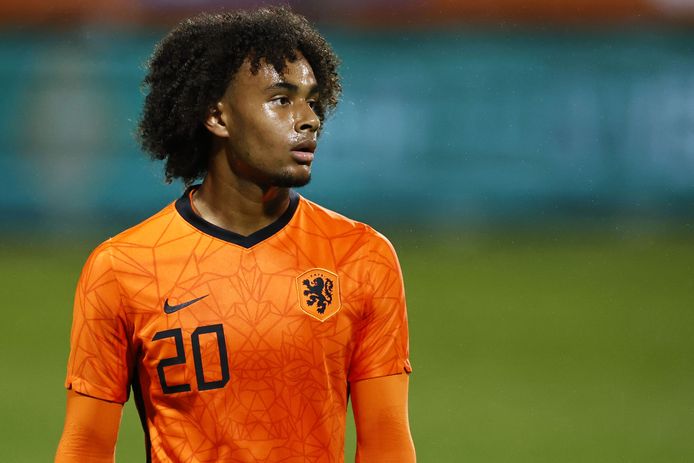 Zirkzee bij de Nederlandse U21.