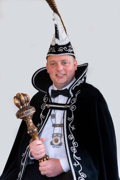 Marcel Wijnands prins bij de Peelpluimen in Helenaveen