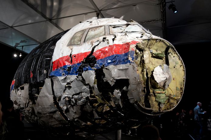 Een restant van vlucht MH17.