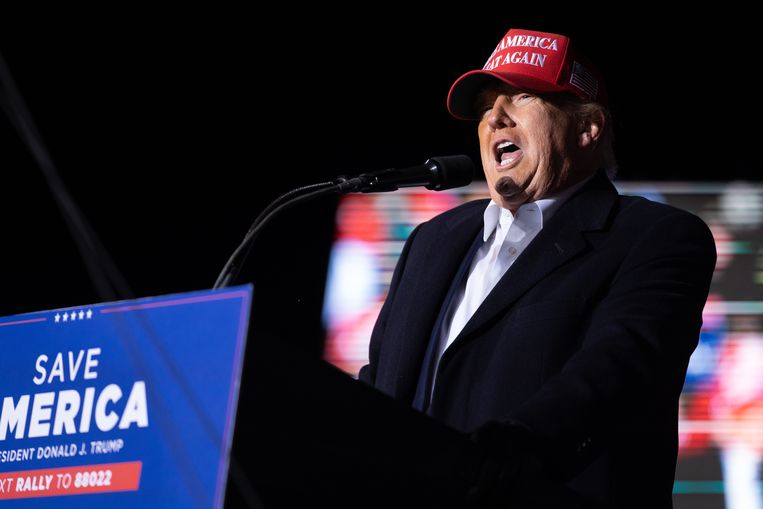 Oud-president Donald Trump. Beeld Getty Images