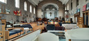 Stichting Emmaus kocht in 2014 de kerk in Langeweg, die wordt sinsdien gebruikt voor de opslag van grote meubels.