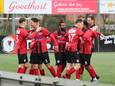 Terneuzen viert een treffer in het duel met Zundert.