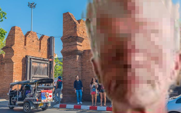 Deze toeristische trekpleister in Chiang Mai was volgens de politie de plaats waar de jongens van 13 à 14 jaar hun klanten opwachtten.