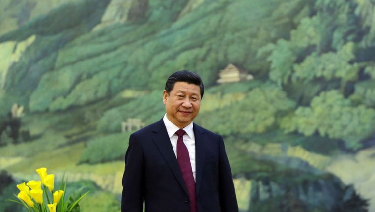 De Chinese president Xi Jinping zegt corruptie krachtig aan te pakken, maar in de documenten staat dat zijn famielie gebruik zou maken van belastingparadijzen. Beeld afp