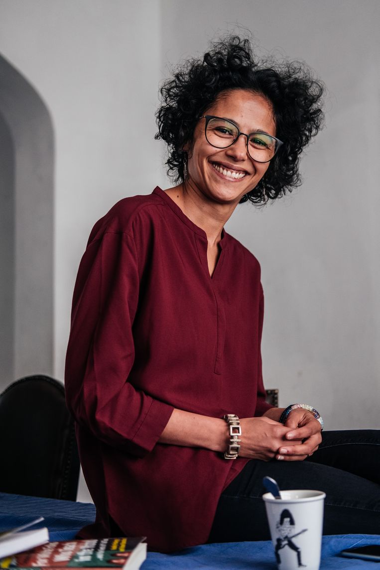 Judy Vanden Thoren: 'We werken even hard als onze ouders destijds, maar we houden minder over.' Beeld Wouter Van Vooren