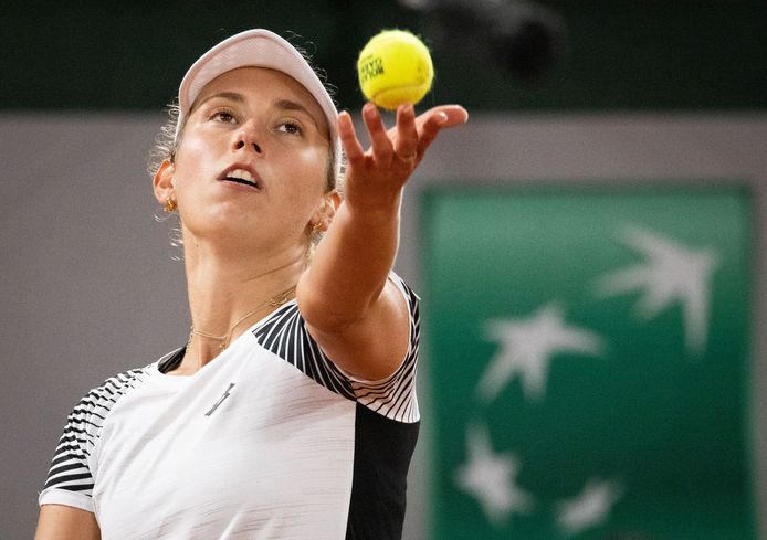 Elise Mertens neemt het in de finale op tegen Aryna Sabalenka.