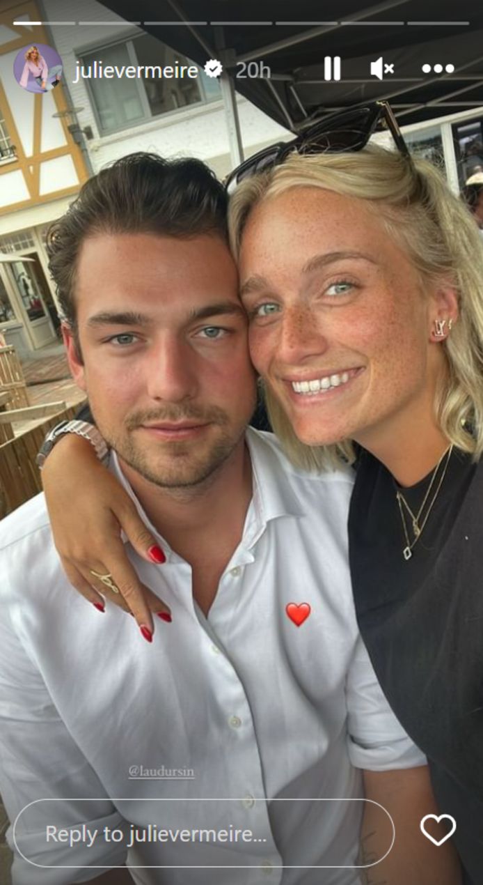 Julie Vermeer and her friend Lorenz.