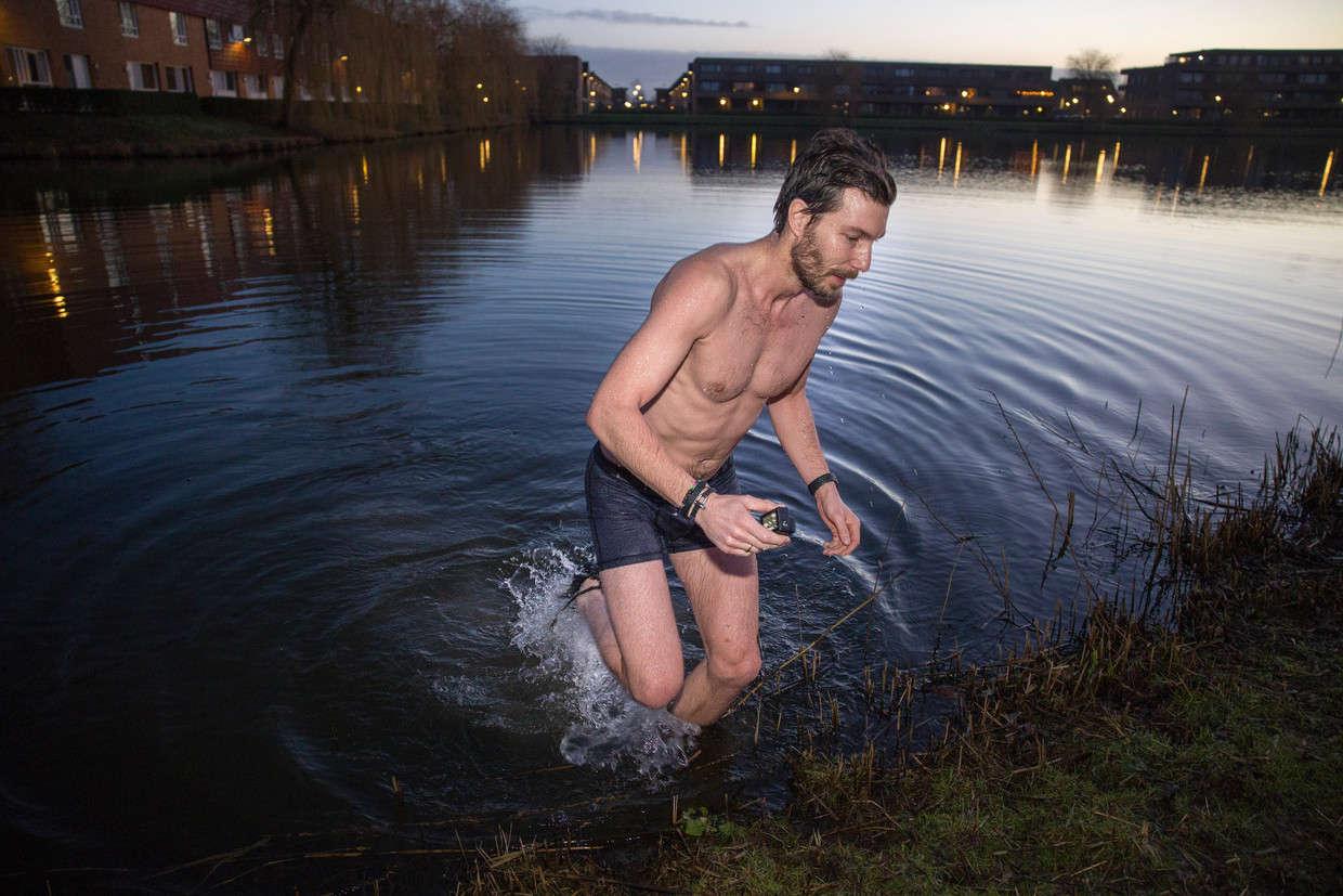 Michiel van Vugt: ‘Als de dag zo begint, dan wordt het toch alleen maar beter?’ Beeld Arie Kievit