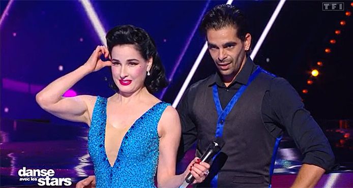 Dita von Teese et Christophe Licata.