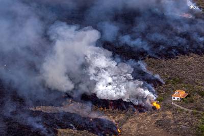 Nederlands ‘wonderhuisje’ op La Palma alsnog door lava verwoest: “We zijn alles kwijt”