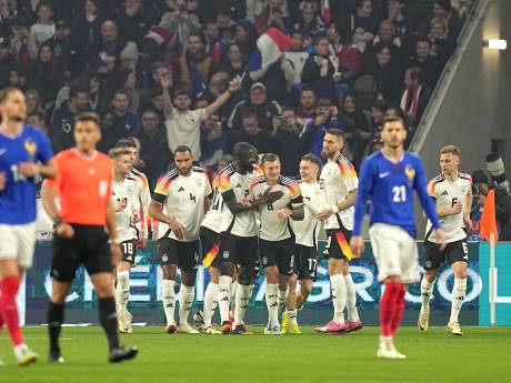 Duitsland tankt vertrouwen met goal na zeven tellen en zege op EK-favoriet Frankrijk