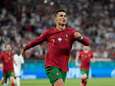 Cristiano Ronaldo evenaart Ali Daei met doelpunt 109 voor Portugal 