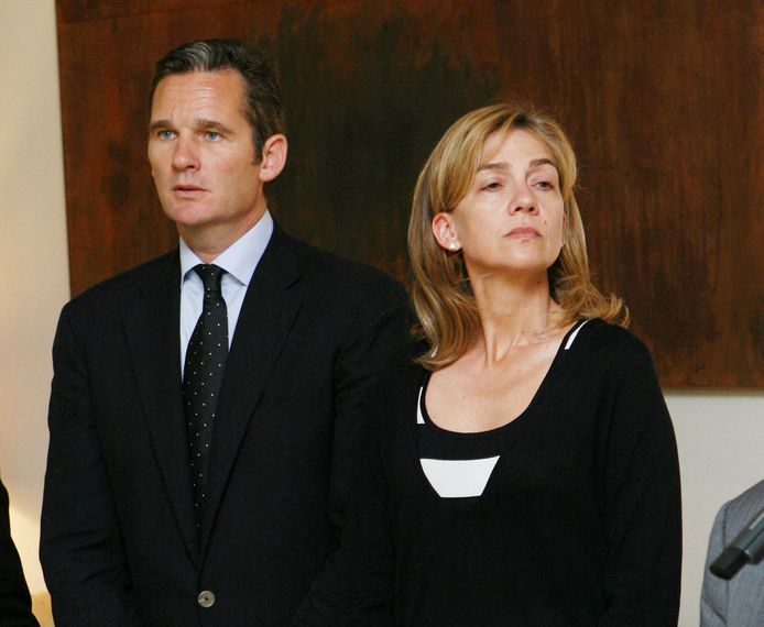 Prinses Cristina en haar ex-man Iñaki.