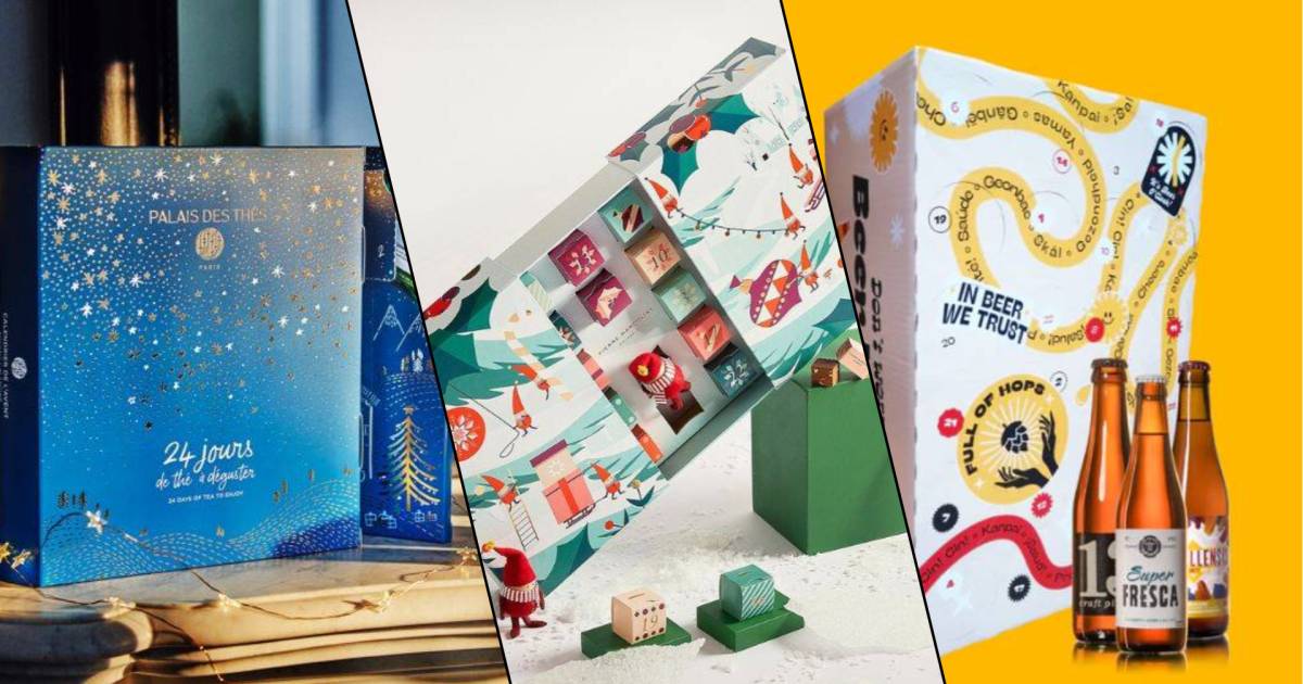 Chocolat, saucisson, fromage, bière 12 calendriers de l’Avent à