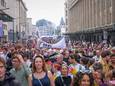 Volgens de politie telde de Brussels Pride 60.000 deelnemers.