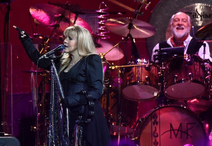 Stevie Nicks van de band Fleetwood Mac.