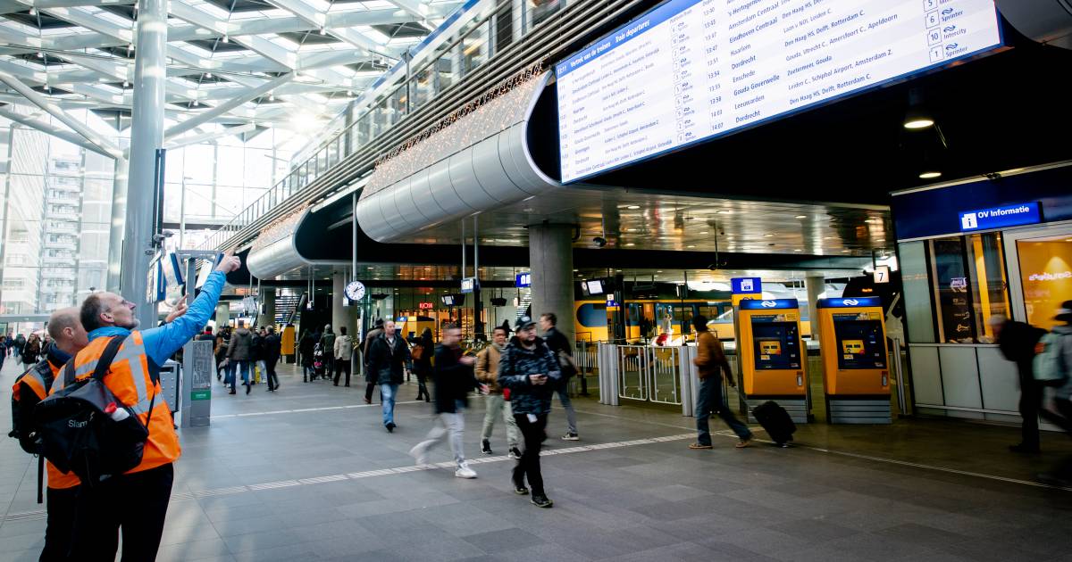 Hele voorjaarsvakantie minder of geen treinen tussen Den Haag en Leiden
