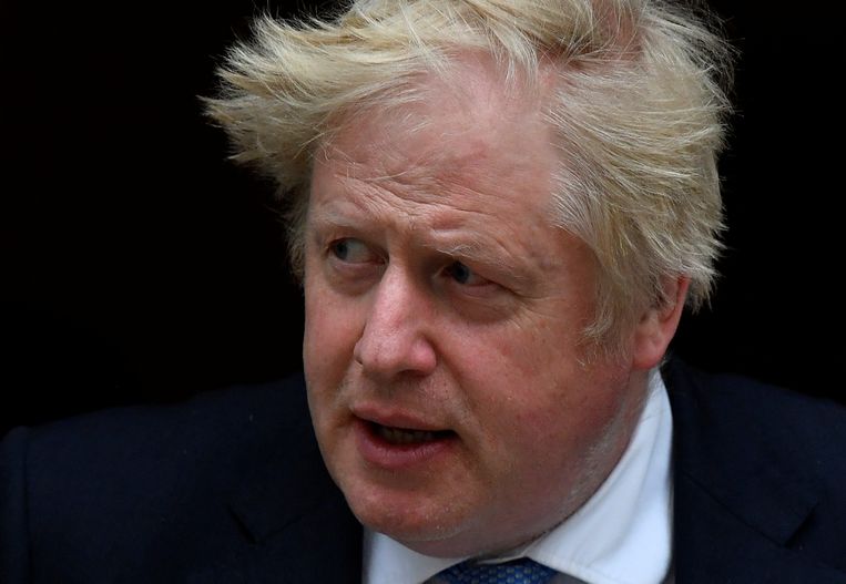 De Britse premier Boris Johnson heeft dinsdag zijn excuses aangeboden. Beeld REUTERS