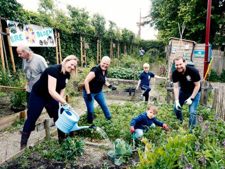 Eetbare pluktuin maakt Nieuwegeinse woonwijk niet alleen groen, maar ook sociaal: ‘Iedereen komt samen’