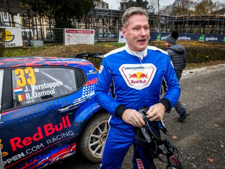 Jos Verstappen boekt zijn eerste zege in het rallyrijden: ‘Heel mooi voor hem en echt superleuk’