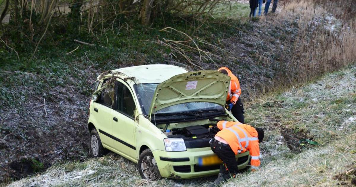 Persoon gewond door eenzijdig ongeval bij s-Gravenpolder.