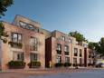 De voorgevel van het appartementencomplex Wijnhof dat in Goor aan de Wijnkamp gebouwd gaat worden.