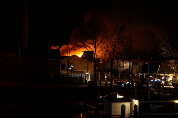 Grote brand in Heusden