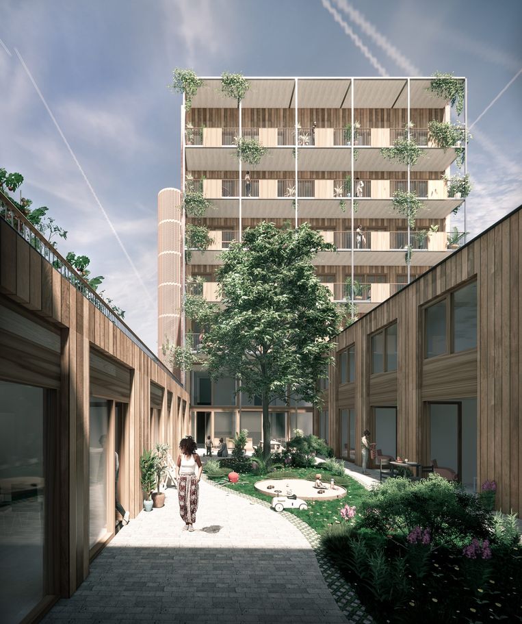 Woningcoöperaties als de Nieuwe Meent tonen aan dat ze wel degelijk inclusieve broedplaatsen kunnen zijn.  Beeld Time to Access en Roel van der Zeeuw Architecten