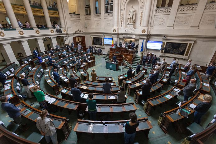 Overzichtsbeeld van het federaal parlement.