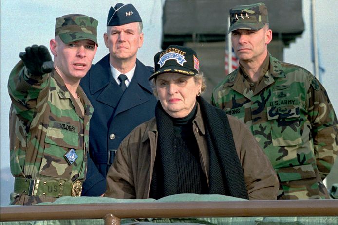 Albright in Noord-Korea in 1997.