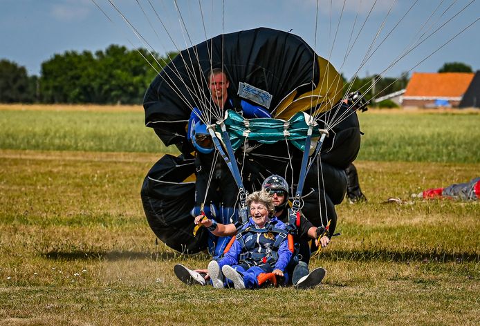 MOORSELE, BELGIUM - JULY 29 : Marina Wally Parachutesprong pictured on July 29, 2019 in Moorsele, Belgium, 29/07/2019 ( Photo by Joel Hoylaerts / Photo News )