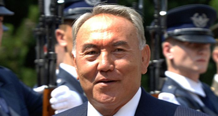 President Nursultan Nazarbajev van Kazachstan.