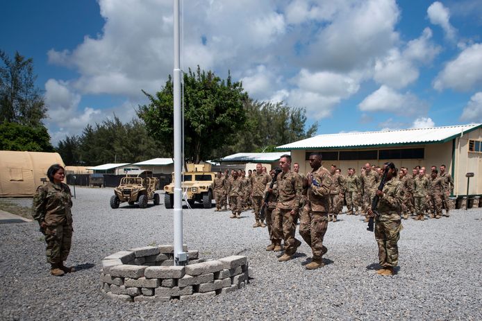 Keniaanse troepen nemen sinds 2011 deel aan de strijd tegen terreurgroep al-Shabaab in buurland Somalië. Sindsdien voert de terreurgroep ook regelmatig aanslagen uit in Kenia. (Foto: Camp Simba in Manda Bay)