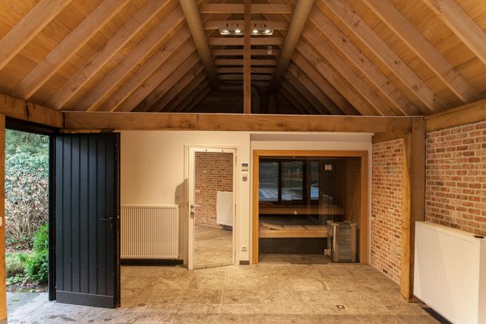 Ook niet mis: de sauna in het poolhouse.